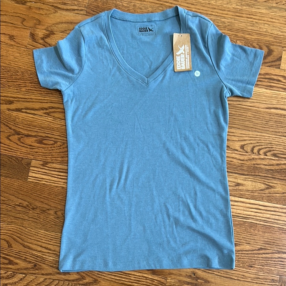 Eddie Bauer Blue Short Sleeve Tee